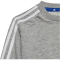 adidas Essentials 3-Streifen Baby-Jogginganzug 83F7 - mgreyh/white 86