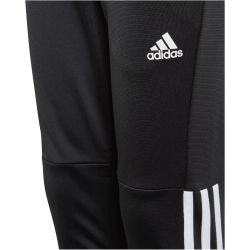 adidas Tiberio 3-Streifen Colorblock Shiny Trainingsanzug Kinder 095A - black/white/grefiv 128