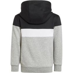 adidas Tiberio 3-Streifen Colorblock Trainingsanzug Kinder 095A - black/white/mgreyh 116