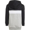 adidas Tiberio 3-Streifen Colorblock Trainingsanzug Kinder 095A - black/white/mgreyh 104