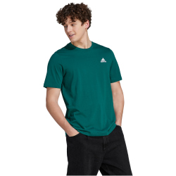 adidas Essentials Single Jersey T-Shirt Herren 024A - cgreen L/T