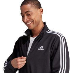 adidas Basic 3-Streifen Trainingsanzug Herren 095A - black S