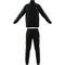 adidas Basic Tricot Trainingsanzug Herren 095A - black/ltaqua S