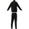 adidas Basic Tricot Trainingsanzug Herren 095A - black/ltaqua S