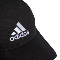 adidas Cotton Twill Baseball Cap Herren 095A - black/white 54 - 60 cm