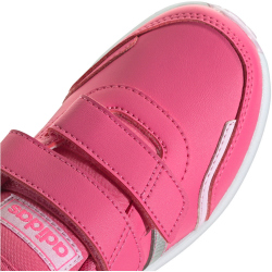 adidas vs Switch 3 Lifestyle Hook and Loop Sneaker Kinder AEK7 - pulmag/silvmt/orcfus 35