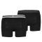 2er Pack PUMA Placed Logo Boxershorts Retro black S