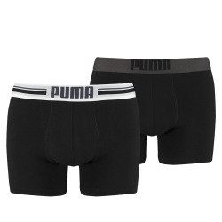 2er Pack PUMA Placed Logo Boxershorts Retro black XL