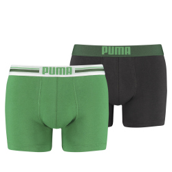 2er Pack PUMA Placed Logo Boxershorts Retro green L