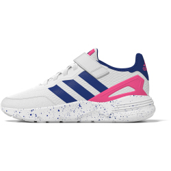 adidas Nebzed Elastic Lace Top Strap Laufschuhe Kinder 01F7 - ftwwht/royblu/lucpnk 31