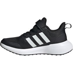 adidas FortaRun 2.0 Cloudfoam Elastic Lace Top Strap Sneaker A0QM - cblack/ftwwht/cblack 34