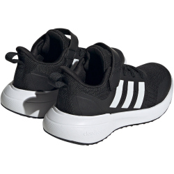 adidas FortaRun 2.0 Cloudfoam Elastic Lace Top Strap Sneaker A0QM - cblack/ftwwht/cblack 34