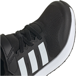 adidas FortaRun 2.0 Cloudfoam Elastic Lace Top Strap Sneaker A0QM - cblack/ftwwht/cblack 34