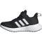 adidas FortaRun 2.0 Cloudfoam Elastic Lace Top Strap Sneaker A0QM - cblack/ftwwht/cblack 34