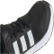 adidas FortaRun 2.0 Cloudfoam Elastic Lace Top Strap Sneaker A0QM - cblack/ftwwht/cblack 34