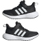 adidas FortaRun 2.0 Cloudfoam Elastic Lace Top Strap Sneaker A0QM - cblack/ftwwht/cblack 34
