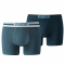 2er Pack PUMA Placed Logo Boxershorts Retro denim S