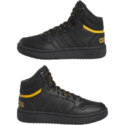 adidas Hoops Mid 3.0 Sneaker Kinder A0QM - cblack/cblack/preyel 29