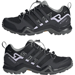 adidas TERREX Swift R2 GORE-TEX Wanderschuhe Damen A0QM - cblack/dgsogr/prptnt 38