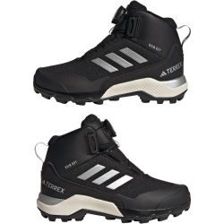 adidas TERREX Winter Boa Rain.Rdy Mid-Top Wanderschuhe Kinder IF7493 - core black/silver met./core black 28