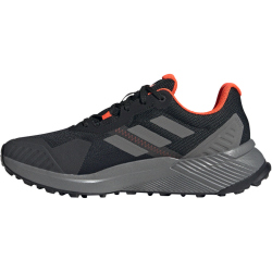 adidas TERREX Soulstride Rain.Rdy Trailrunning-Laufschuhe Herren A0QM - cblack/grefou/solred 39 1/3