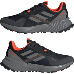 adidas TERREX Soulstride Rain.Rdy Trailrunning-Laufschuhe Herren A0QM - cblack/grefou/solred 39 1/3