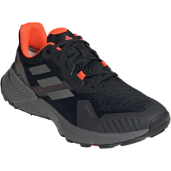 adidas TERREX Soulstride Rain.Rdy Trailrunning-Laufschuhe Herren A0QM - cblack/grefou/solred 41 1/3