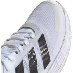 adidas adizero Ubersonic 4.1 Tennisschuhe Herren 01F7 - ftwwht/cblack/msilve 45 1/3