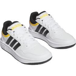adidas Hoops 3.0 Sneaker Kinder 01F7 - ftwwht/cblack/bogold 35.5