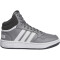 adidas Hoops Mid-Top Sneaker Kinder AA2T - grethr/ftwwht/gresix 35