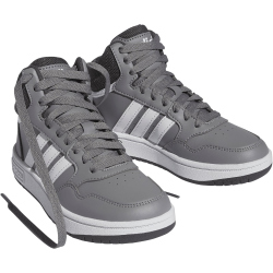 adidas Hoops Mid-Top Sneaker Kinder AA2T - grethr/ftwwht/gresix 38