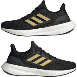 adidas Pureboost 23 Laufschuhe Damen A0QM - cblack/goldmt/carbon 39 1/3