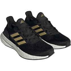 adidas Pureboost 23 Laufschuhe Damen A0QM - cblack/goldmt/carbon 39 1/3
