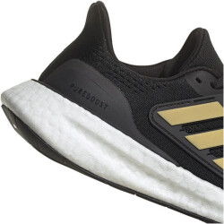 adidas Pureboost 23 Laufschuhe Damen A0QM - cblack/goldmt/carbon 39 1/3