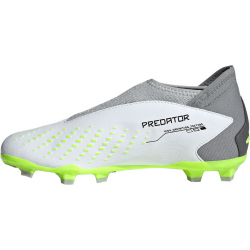 adidas Predator Accuracy.3 Laceless FG Firm-Ground Fu&szlig;ballschuhe Kinder 01F7 - ftwwht/cblack/luclem 30