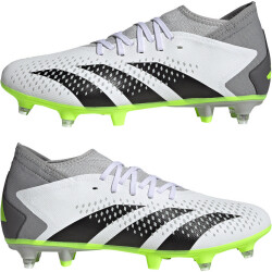 adidas Predator Accuracy.3 SG Firm-Ground Fußballschuhe Herren 01F7 - ftwwht/cblack/luclem 48 2/3