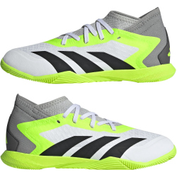 adidas Predator Accuracy.3 IN Fu&szlig;ballschuhe Kinder 01F7 - ftwwht/cblack/luclem 30.5