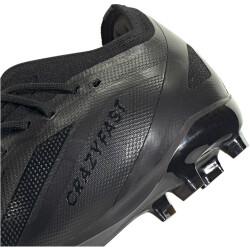 adidas X Crazyfast.1 FG Naturrasen Fußballschuhe A0QM - cblack/cblack/cblack 36