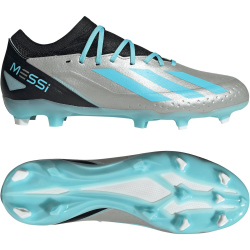 adidas X Crazyfast Messi.3 FG Firm-Ground Fu&szlig;ballschuhe 080A - silvmt/bliblu/cblack 40