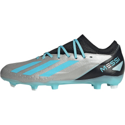 adidas X Crazyfast Messi.3 FG Firm-Ground Fu&szlig;ballschuhe 080A - silvmt/bliblu/cblack 40