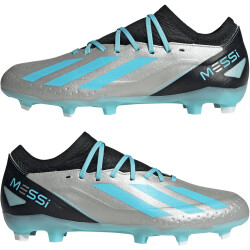 adidas X Crazyfast Messi.3 FG Firm-Ground Fußballschuhe 080A - silvmt/bliblu/cblack 44