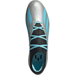 adidas X Crazyfast Messi.3 FG Firm-Ground Fußballschuhe 080A - silvmt/bliblu/cblack 44