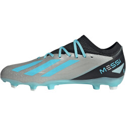 adidas X Crazyfast Messi.3 FG Firm-Ground Fußballschuhe 080A - silvmt/bliblu/cblack 44 2/3