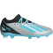 adidas X Crazyfast Messi.3 FG Firm-Ground Fußballschuhe Kinder 080A - silvmt/bliblu/cblack 38