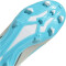 adidas X Crazyfast Messi.3 FG Firm-Ground Fußballschuhe Kinder 080A - silvmt/bliblu/cblack 38