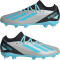 adidas X Crazyfast Messi.3 FG Firm-Ground Fußballschuhe Kinder 080A - silvmt/bliblu/cblack 38