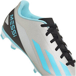 adidas X Crazyfast Messi.4 FxG Fußballschuhe 080A - silvmt/bliblu/cblack 44