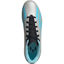 adidas X Crazyfast Messi.4 FxG Fußballschuhe 080A - silvmt/bliblu/cblack 44