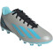 adidas X Crazyfast Messi.4 FxG Fußballschuhe 080A - silvmt/bliblu/cblack 44