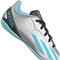 adidas X Crazyfast Messi.4 Indoor Fu&szlig;ballschuhe Kinder 080A - silvmt/bliblu/cblack 38